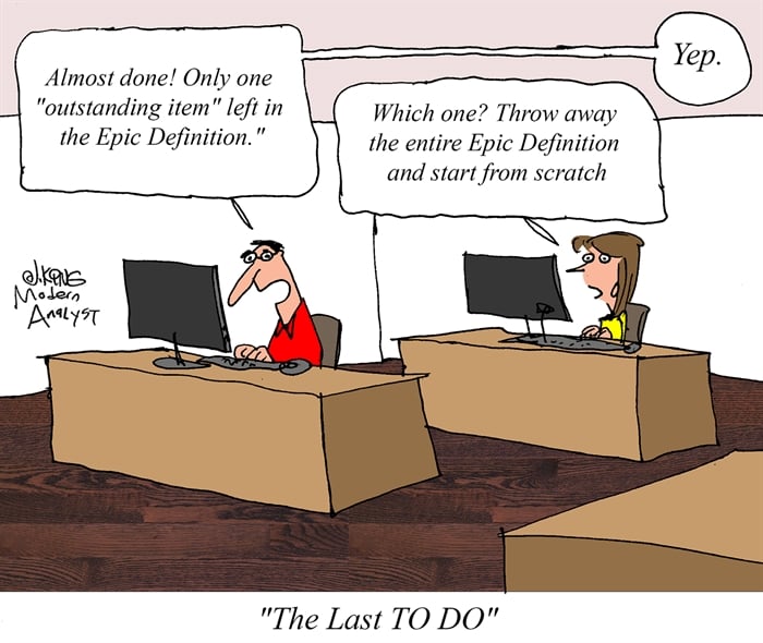 Humor - Cartoon: The Last TO DO